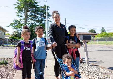 family going to school family going to school